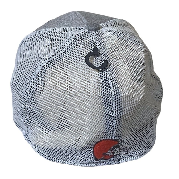 NFL Cleveland Browns‘47 Contender Heathered GreyWhite Cap Flex Fit Mens OSFA NWY - Picture 8 of 11